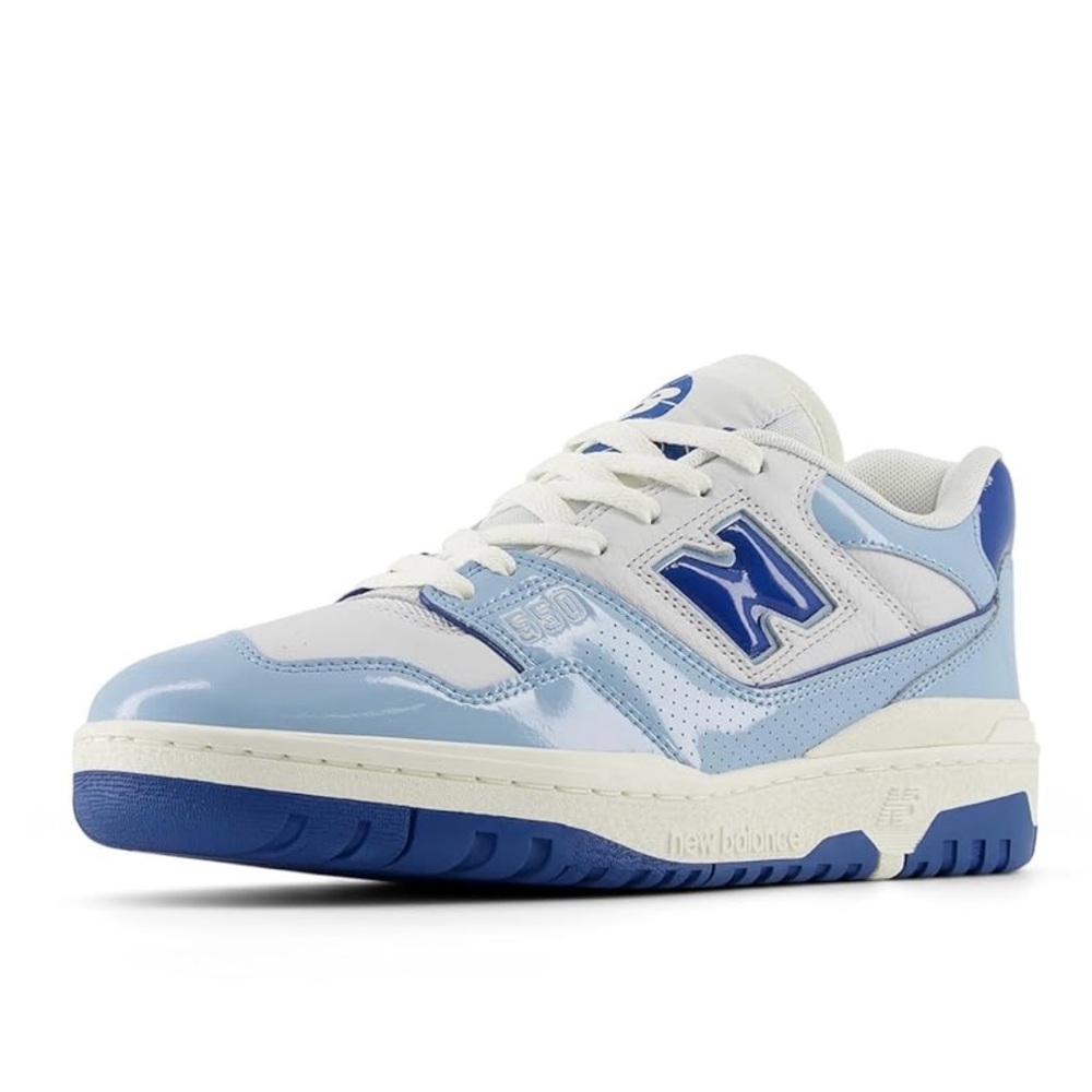 New Balance Sky Blue and White Athletic Shoes